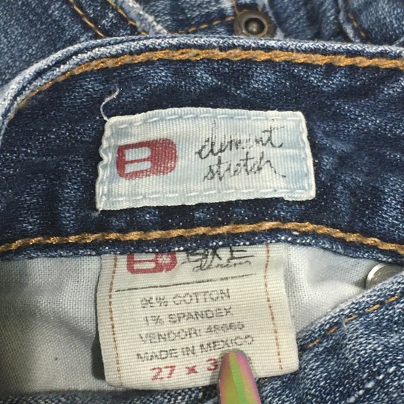 BKE Denim Stretch Raw Hem Jeans, Size 27 - Picture 9 of 15